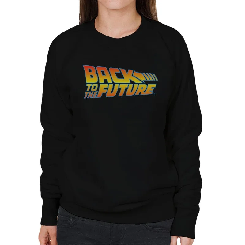 Weekend Special sleek workout sweatshirtBack to the Future Classic Movie Logo Women's Sweatshirt