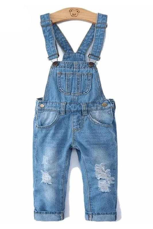 Clearance Items Spring Kids Overalls Slim Trousers Suspender Bib Denim Pants Kids Jeans Jumpsuit Clothes Children Clothing