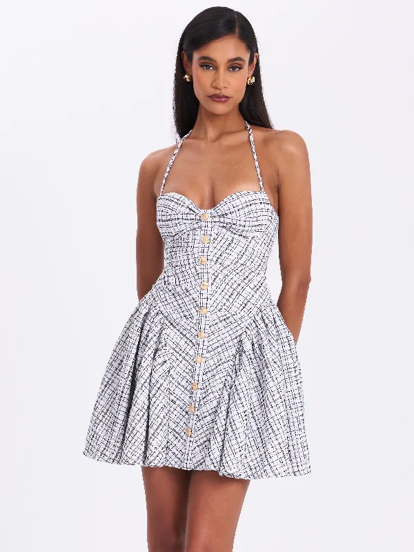 Price Drop pleated maxi dressMelody Black and White Plaid Tweed Halter Drop Waist Mini Dress Price Drop pleated maxi dressMelody Black and White Plaid Tweed Halter Drop Waist Mini Dress