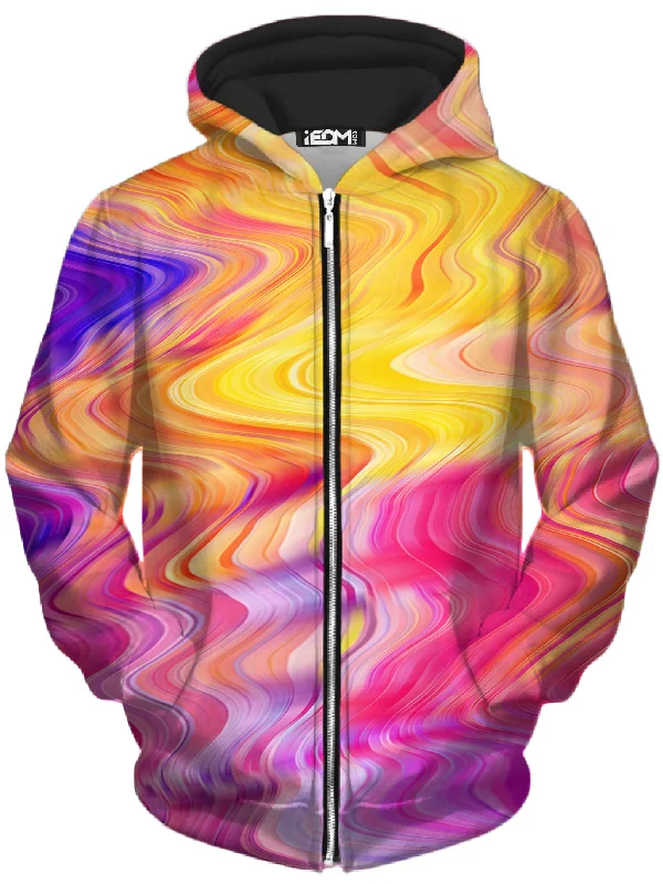 Seasonal Sale classic hoodiePsychedelic Aftershock Unisex Zip-Up Hoodie