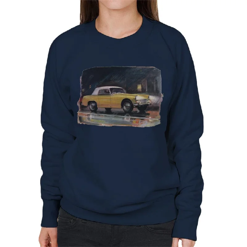 high-quality athletic sweatshirtAustin Healey Yellow British Motor Heritage Women's Sweatshirt