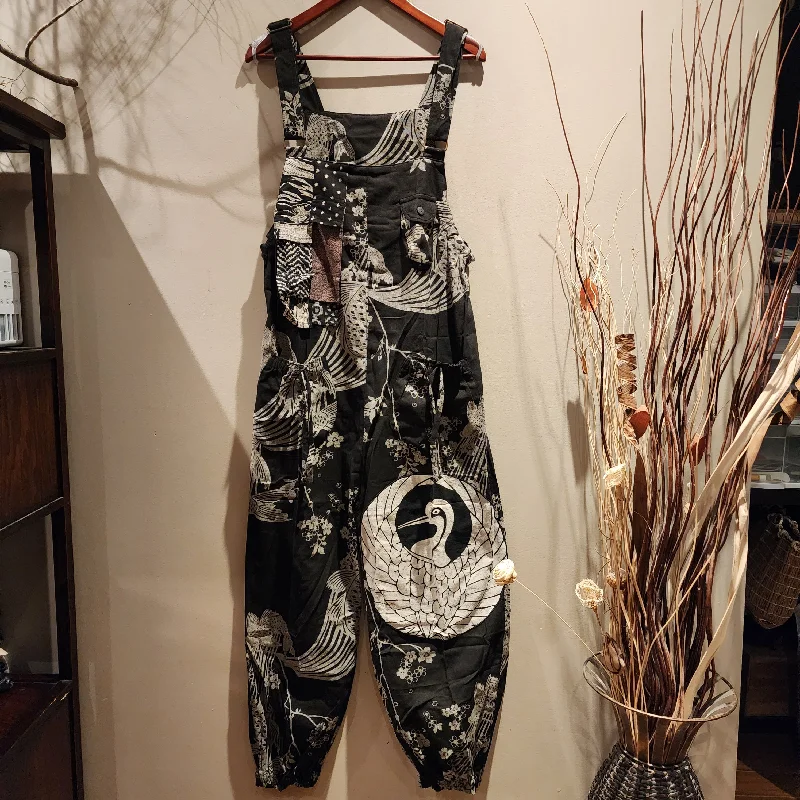 Bonus Savings Phoenix Kamon Overall, Sakura Koi Patchwork Jumpsuit
