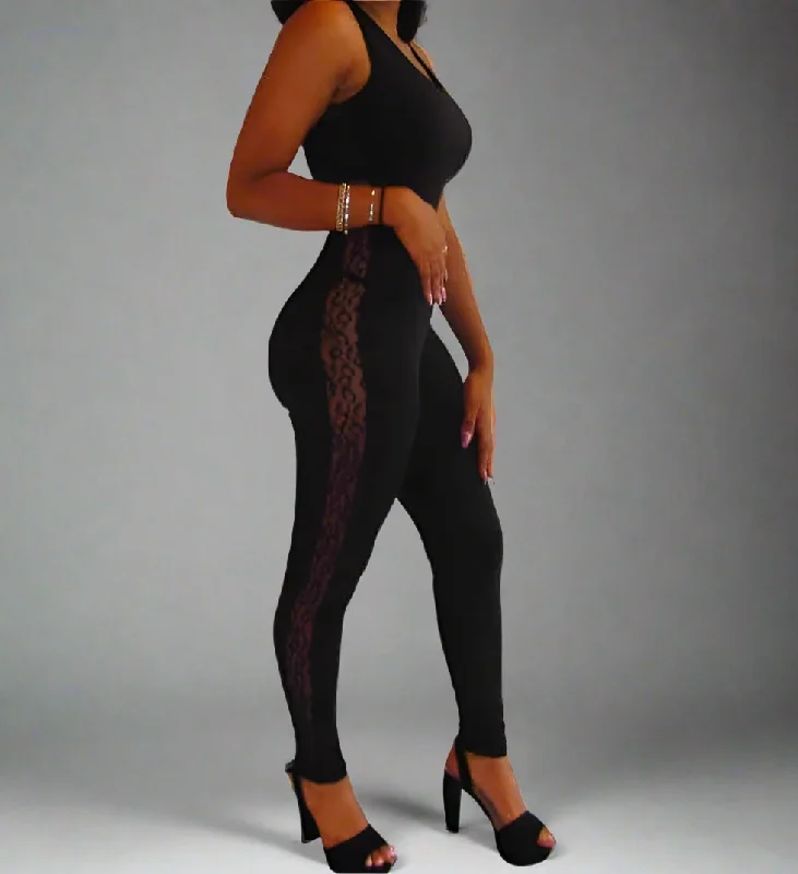 Take Advantage Genie Side Lace Full jumpsuit catsuit