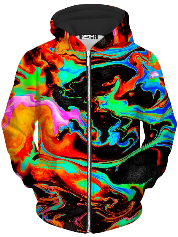 Don't Wait casual pullover hoodieFluidity Unisex Zip-Up Hoodie
