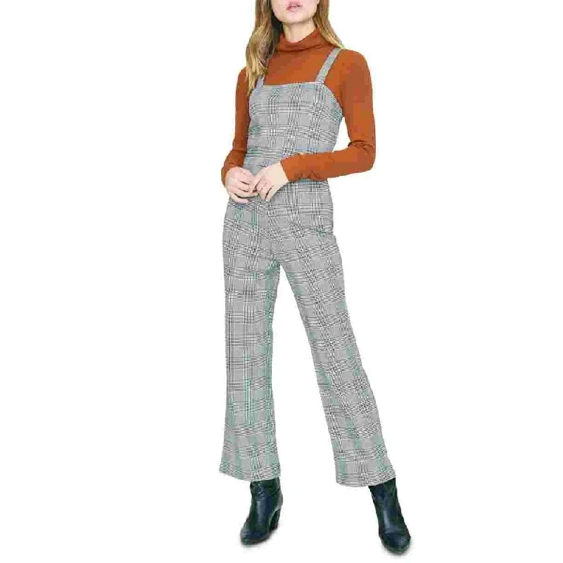 Get It Before It’s Gone Sanctuary Women's Check You Later Flare Leg Plaid Jumpsuit Taupe Size X-Small Get It Before It’s Gone Sanctuary Women's Check You Later Flare Leg Plaid Jumpsuit Taupe Size X-Small