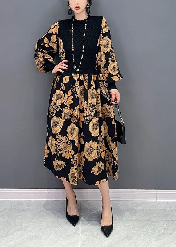 Online Exclusive sleek midi dressUnique Khaki Print Knit Patchwork Chiffon Dresses Lantern Sleeve Online Exclusive sleek midi dressUnique Khaki Print Knit Patchwork Chiffon Dresses Lantern Sleeve