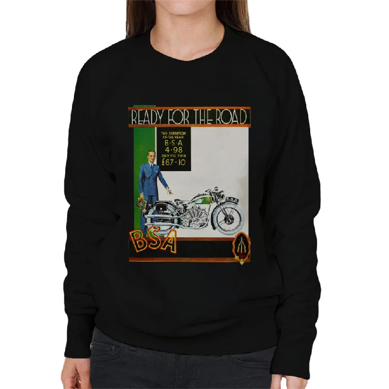 breathable workout hoodieBSA Ready For The Road Women's Sweatshirt