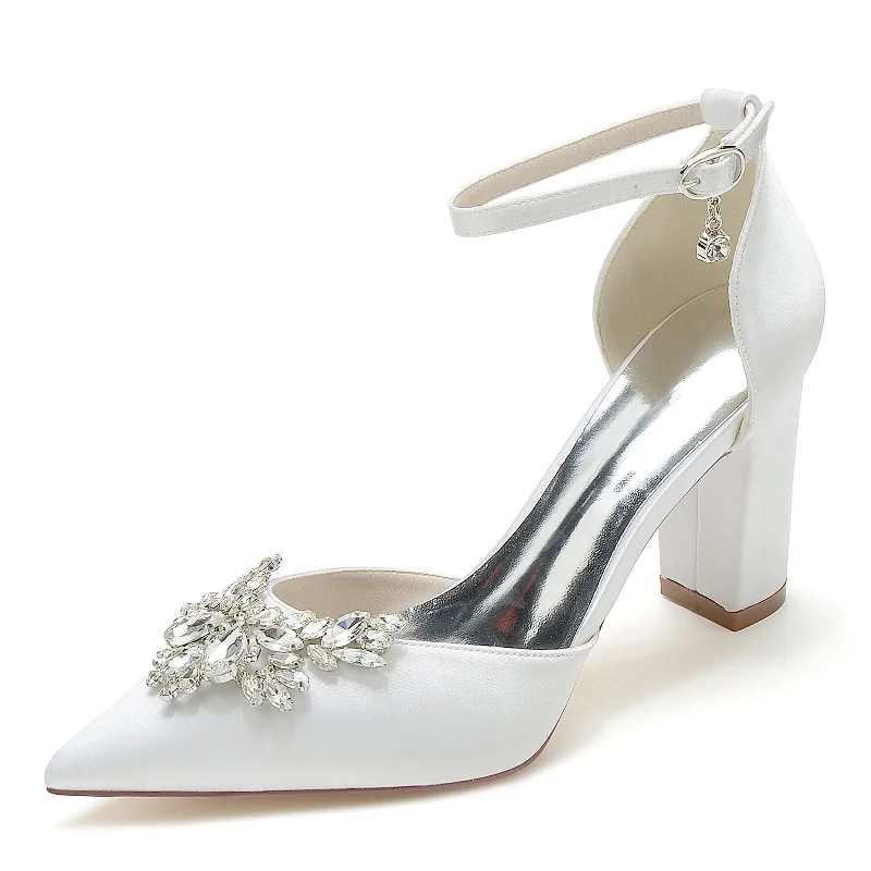 Deal Dash trendy bodycon dressChunky Heel 8.5cm Silk-Like Shoes CK0398