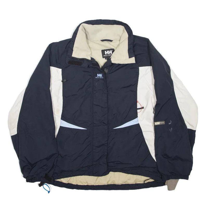 Holiday Sale zip-up jacketHELLY HANSEN Ski Jacket Black Nylon Womens L