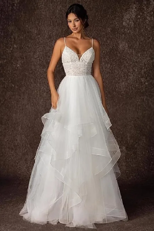 Bargain Bin oversized dressA-Line Sweep-Brush Train Lace Tulle Wedding Dress 864326962533 Bargain Bin oversized dressA-Line Sweep-Brush Train Lace Tulle Wedding Dress 864326962533
