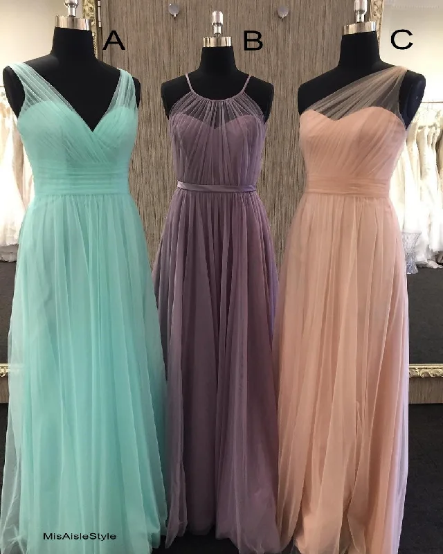 Don’t Miss Out pleated maxi dressLong Tulle Bridesmaid Dress