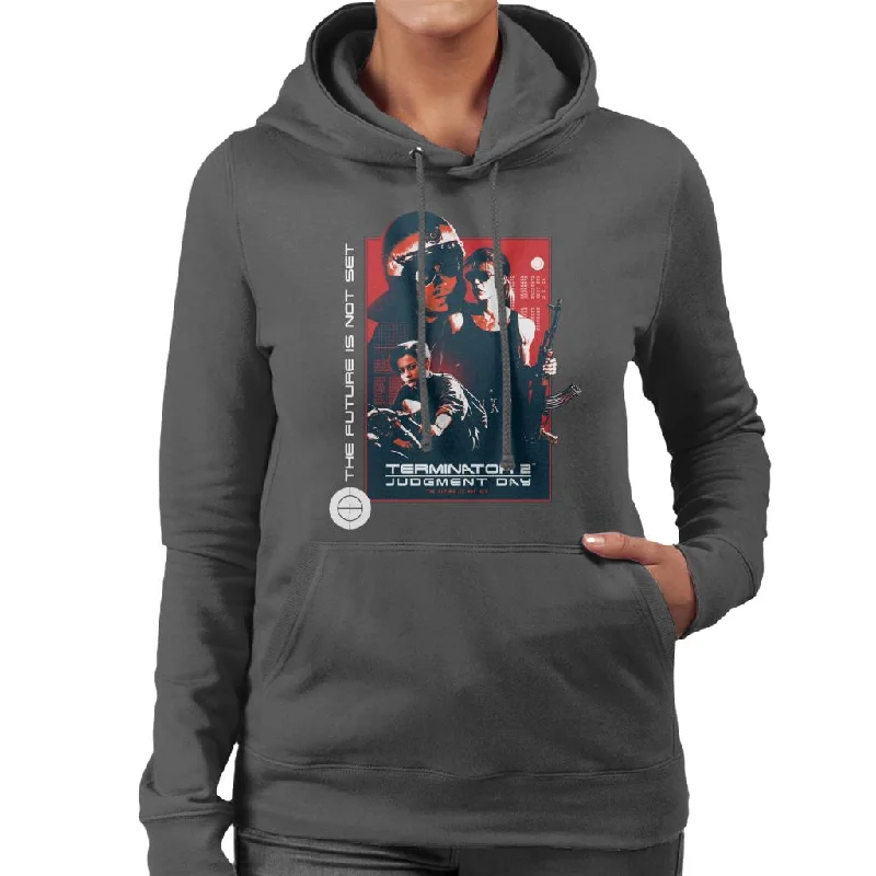 slim fit hoodieTerminator 2 Judgement Day The Future Is Not Set Women's Hooded Sweatshirt