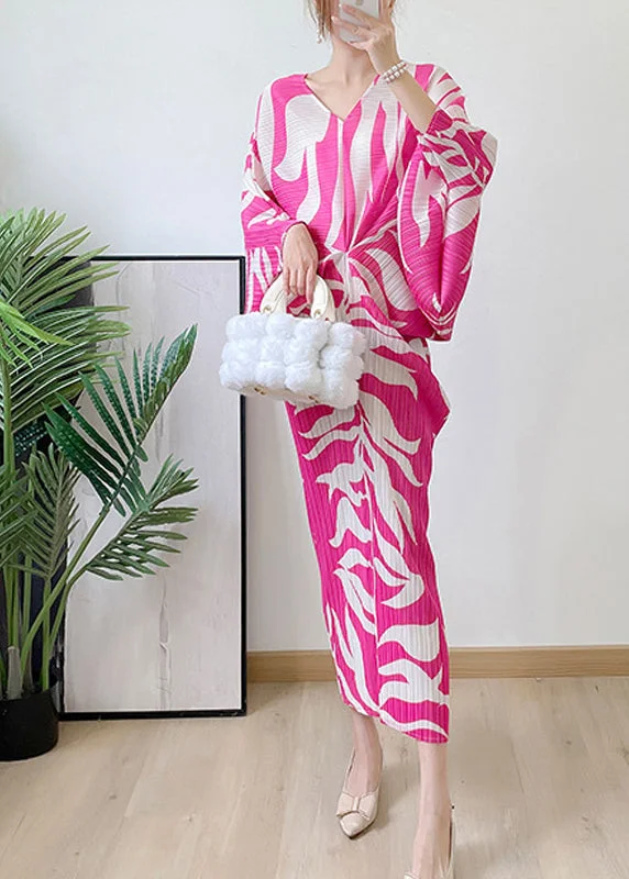 Shop and Save statement dressDIY Rose V Neck Print Wrinkled Maxi Dress Batwing Sleeve Shop and Save statement dressDIY Rose V Neck Print Wrinkled Maxi Dress Batwing Sleeve