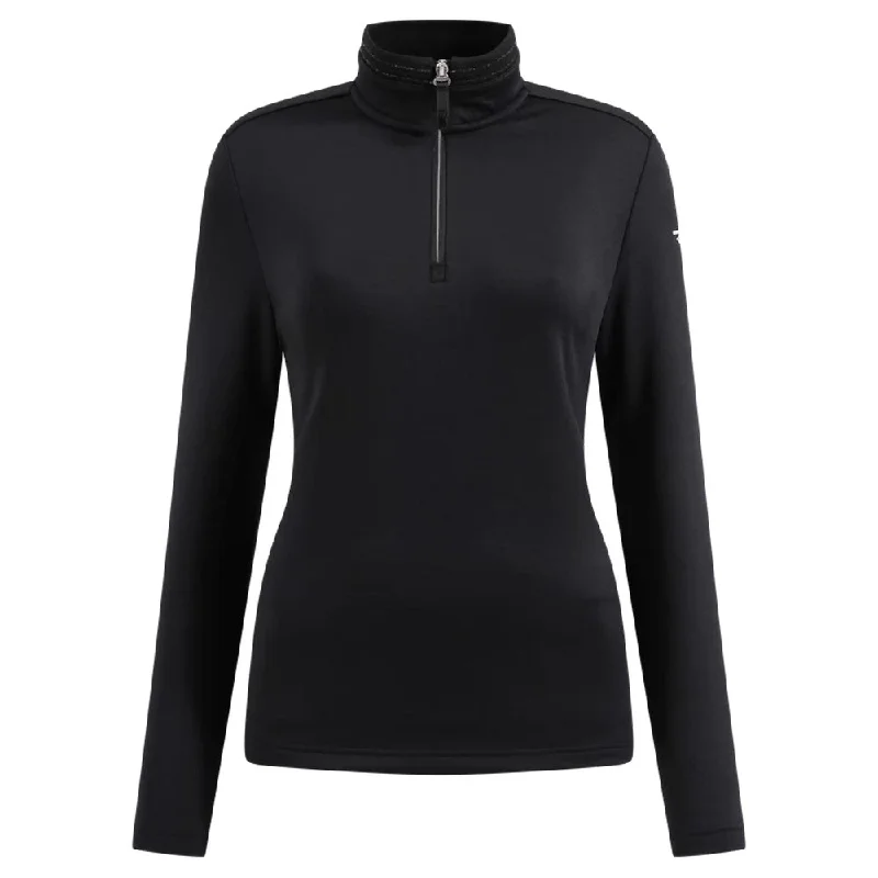 contemporary trench coatChervo Tartufo Quarter Zip Golf Pullover Black - FW24 Women