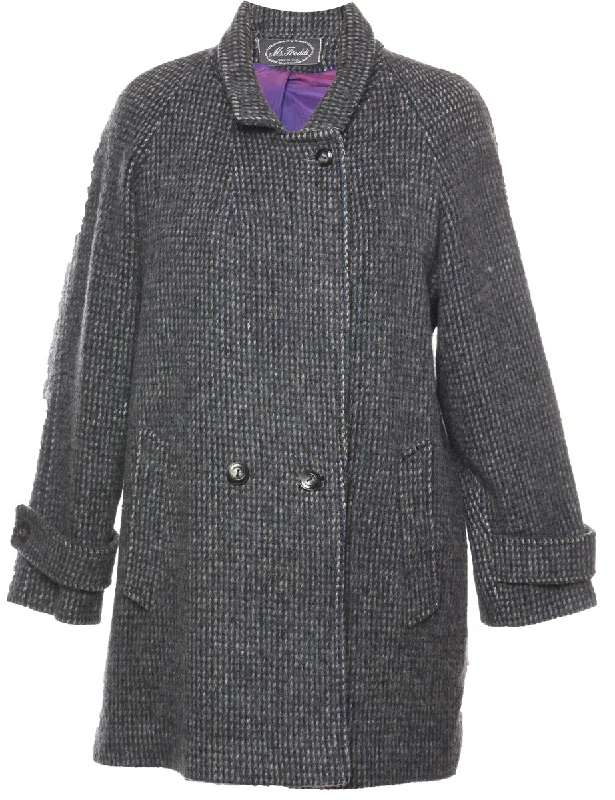 Exclusive Access utility coatGrey Wool Coat - L