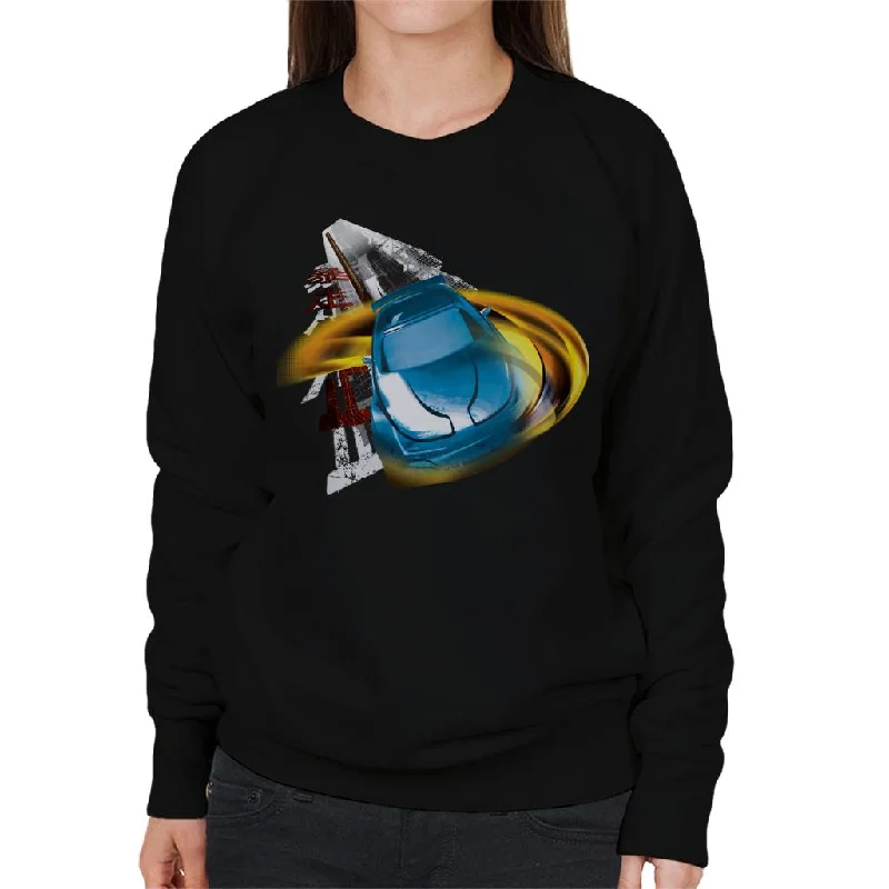 eco-friendly fitness hoodieFast and Furious Tokyo Drift Headlight Blur Women's Sweatshirt