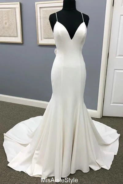 Buy More, Save More cocktail party dressSpaghetti Straps Fitted Wedding Dress