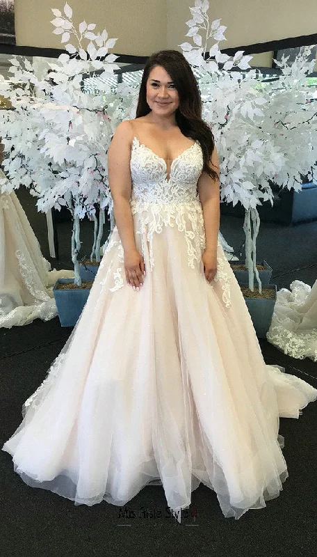 Deal Dash tiered dressSpaghetti Straps Low Back Summer Wedding Dress