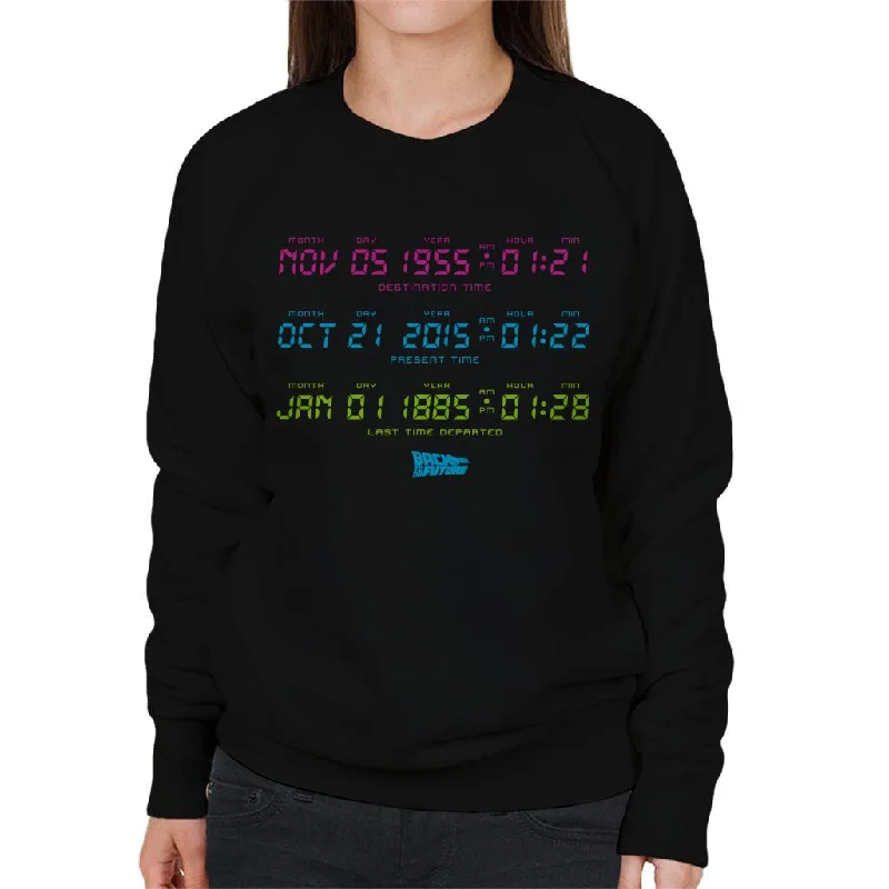 stylish sports hoodieBack to the Future Jan 01 1885 Last Time Departed Women's Sweatshirt