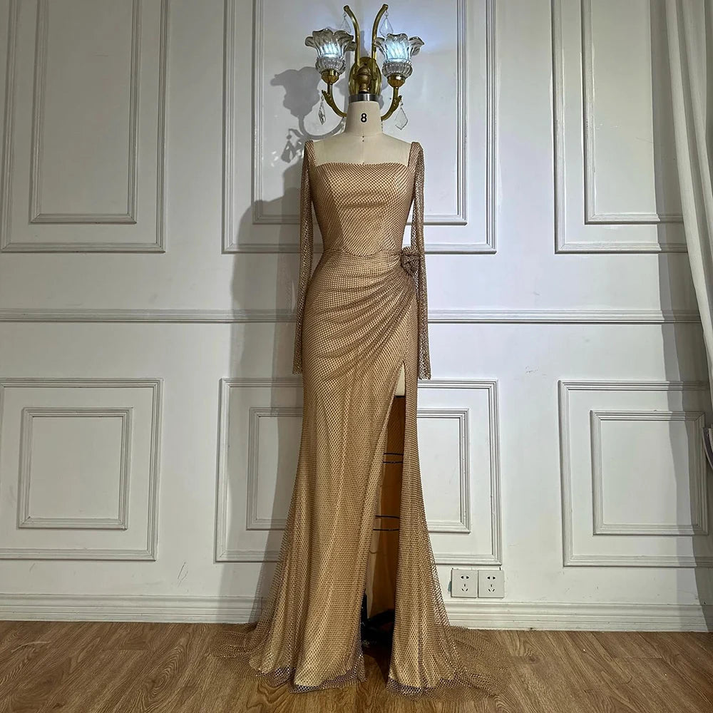 Value Deals backless dressSerene Hill Customize 2025 Nude Elegant High Split Beaded Mermaid Saudi Arabic Evening Dresses Gown For Formal Occasion LA72801A Value Deals backless dressSerene Hill Customize 2025 Nude Elegant High Split Beaded Mermaid Saudi Arabic Evening Dresses Gown For Formal Occasion LA72801A