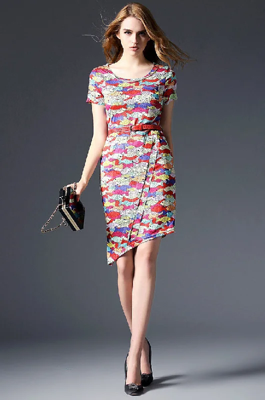 office dressFish Print Dress