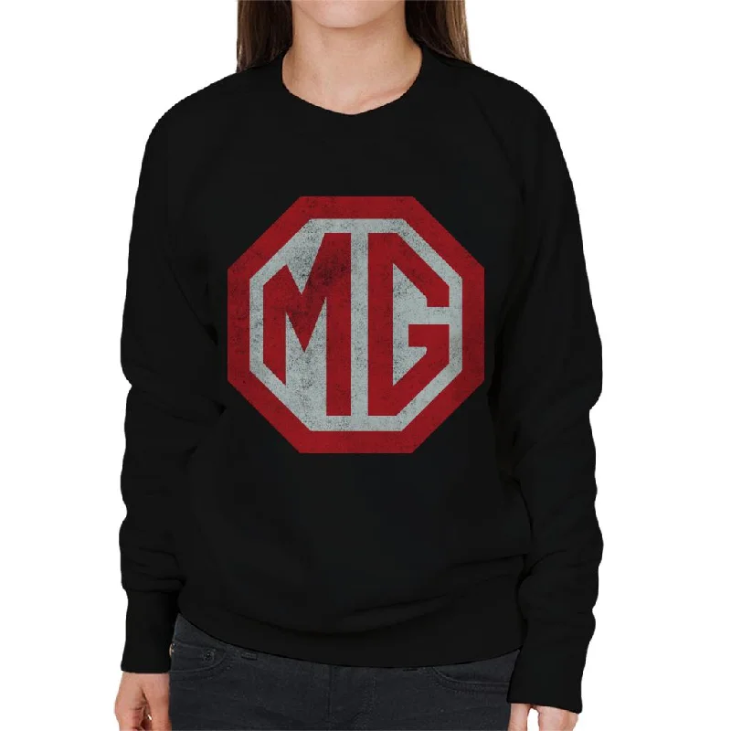 soft athletic sweatshirtMG Classic Logo British Motor Heritage Women's Sweatshirt