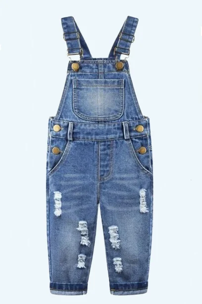 Can't Be Beat Kids Spring Autumn Baby Clothing Denim Trousers Jeans Jumpsuits Children Rompers Toddler Clothes