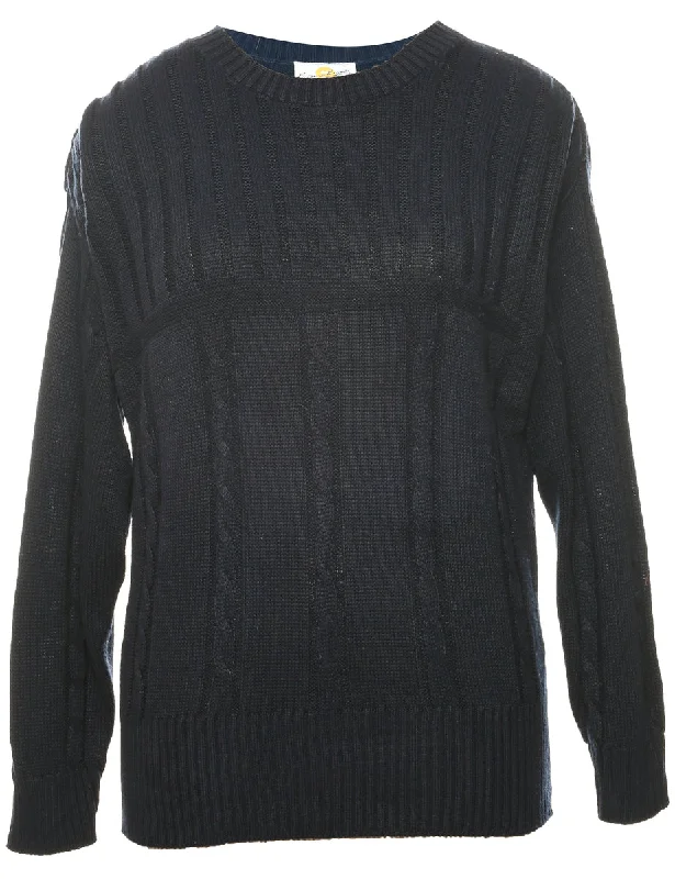Epic Deals tailored coatCable Knit Jumper - L