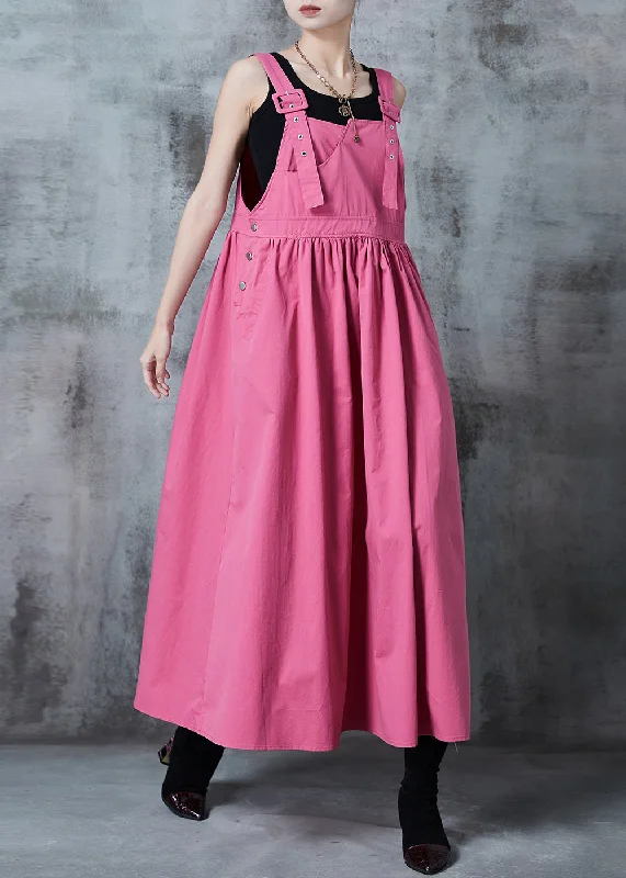 vintage-inspired dressCasual Rose Oversized Exra Large Hem Cotton Holiday Dress Spring