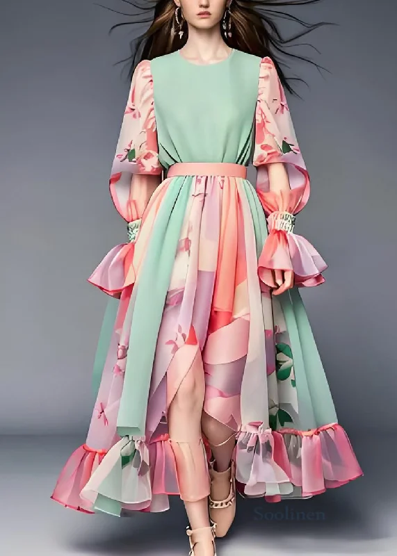 Blowout Deals sleek dressPlus Size Colorblock Ruffled Print Patchwork Chiffon Dresses Long Sleeve Blowout Deals sleek dressPlus Size Colorblock Ruffled Print Patchwork Chiffon Dresses Long Sleeve