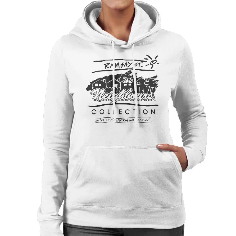 Buy More, Save More fashion hoodieNeighbours Retro Illustration Women's Hooded Sweatshirt