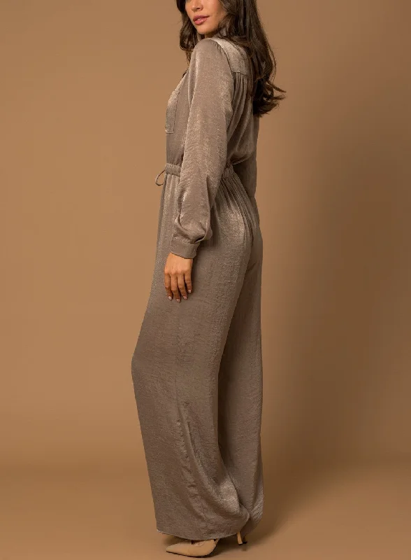 Major Savings Sahara Satin Jumpsuit