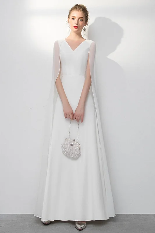 Final Markdown chic dressA-Line Floor Length Elastic Cloth Wedding Dress 718869750872 Final Markdown chic dressA-Line Floor Length Elastic Cloth Wedding Dress 718869750872
