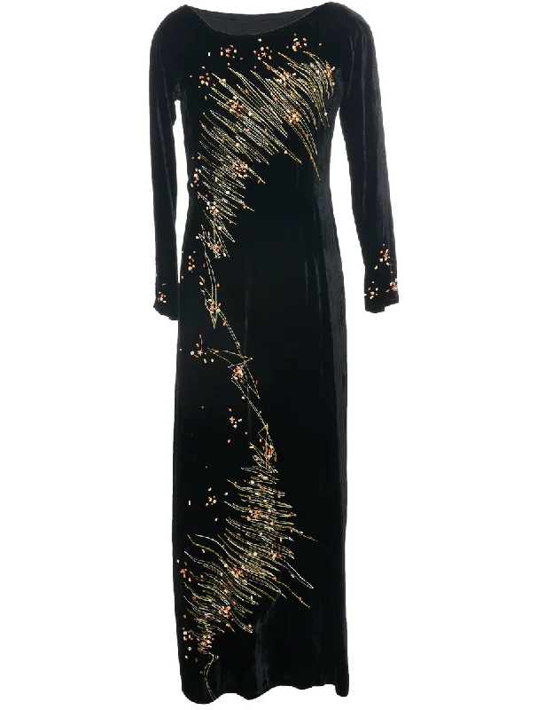 Today’s Deal tailored blazer coatVelvet Evening Dress - M