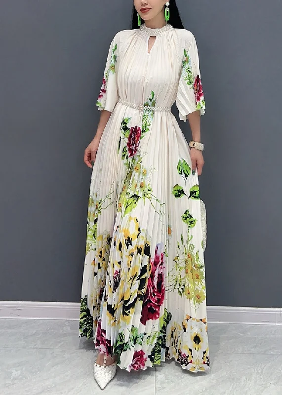 Discount Deals spaghetti strap dressStylish White Stand Collar Print Maxi Dresses Half Sleeve Discount Deals spaghetti strap dressStylish White Stand Collar Print Maxi Dresses Half Sleeve