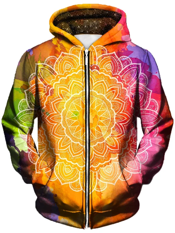 Deal Alert trendy zip-up hoodieWatercolors Unisex Zip-Up Hoodie