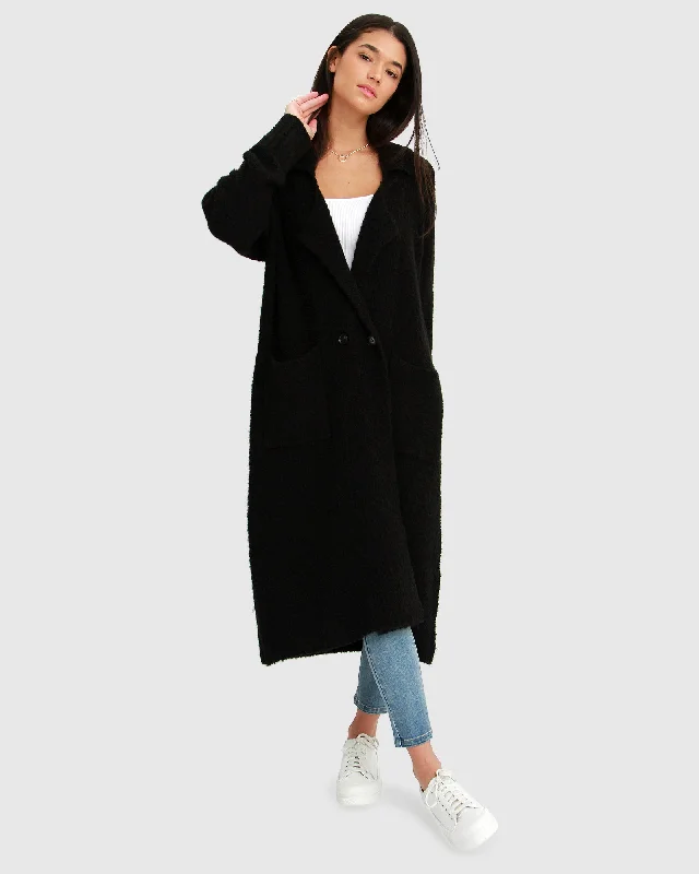 Low Prices everyday winter coatBorn To Run Sustainable Sweater Coat - Black