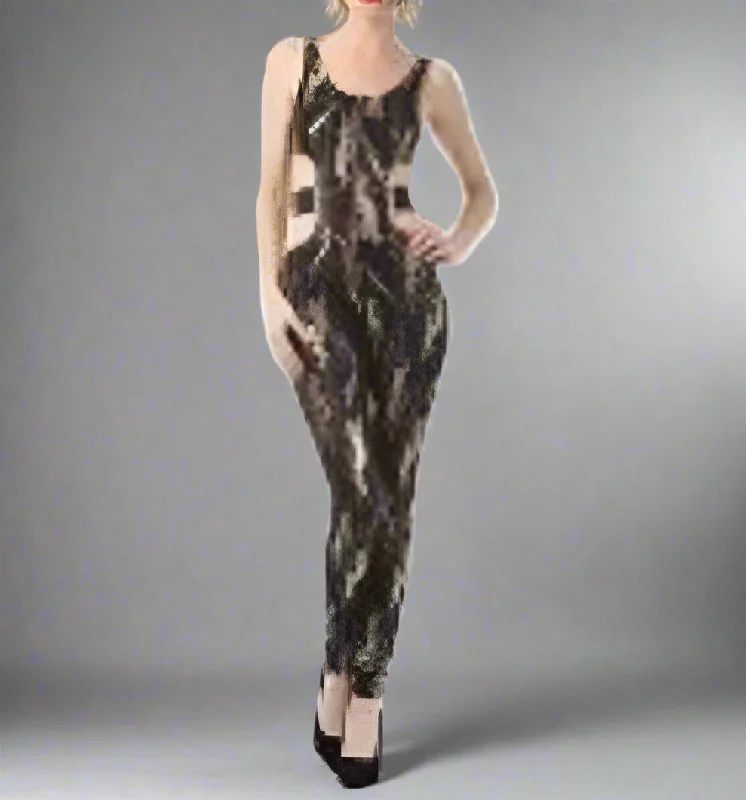 Savings Galore Sleeveless sequined jumpsuit