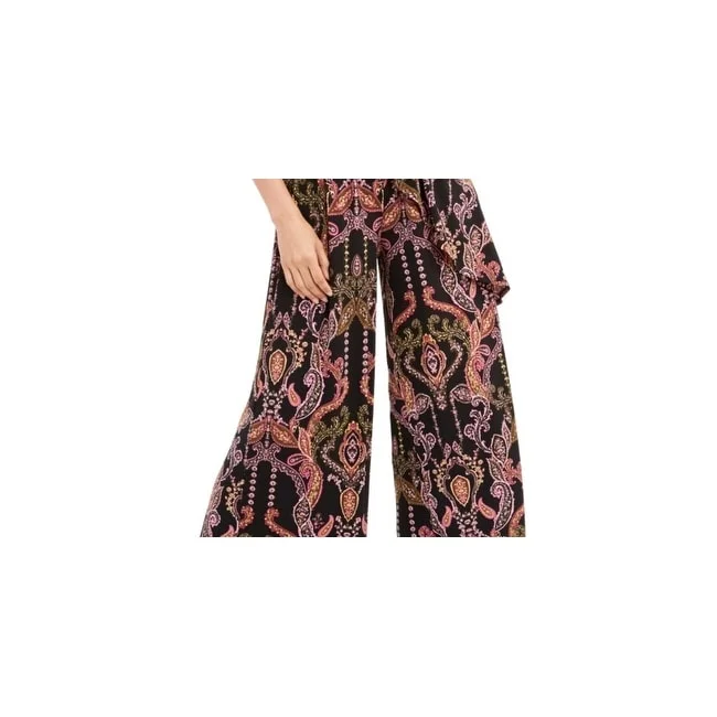 Special Savings Thalia Sodi Women's Belted Asymmetrical Jumpsuit Black Size Xx-Large Special Savings Thalia Sodi Women's Belted Asymmetrical Jumpsuit Black Size Xx-Large