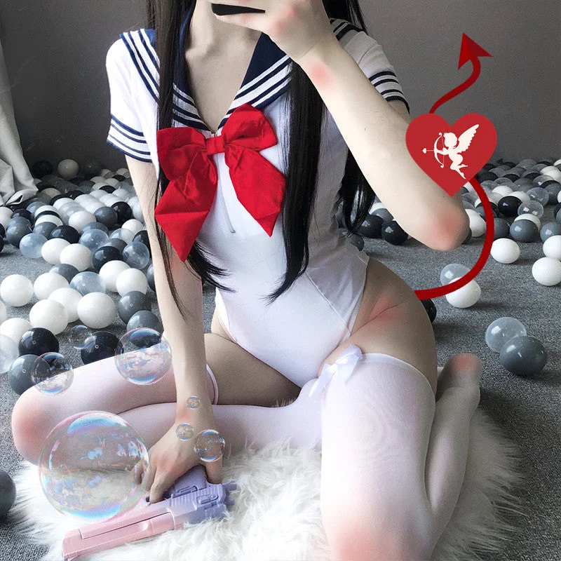 Super Deal Sexy uniform sailor Jumpsuit yv42903