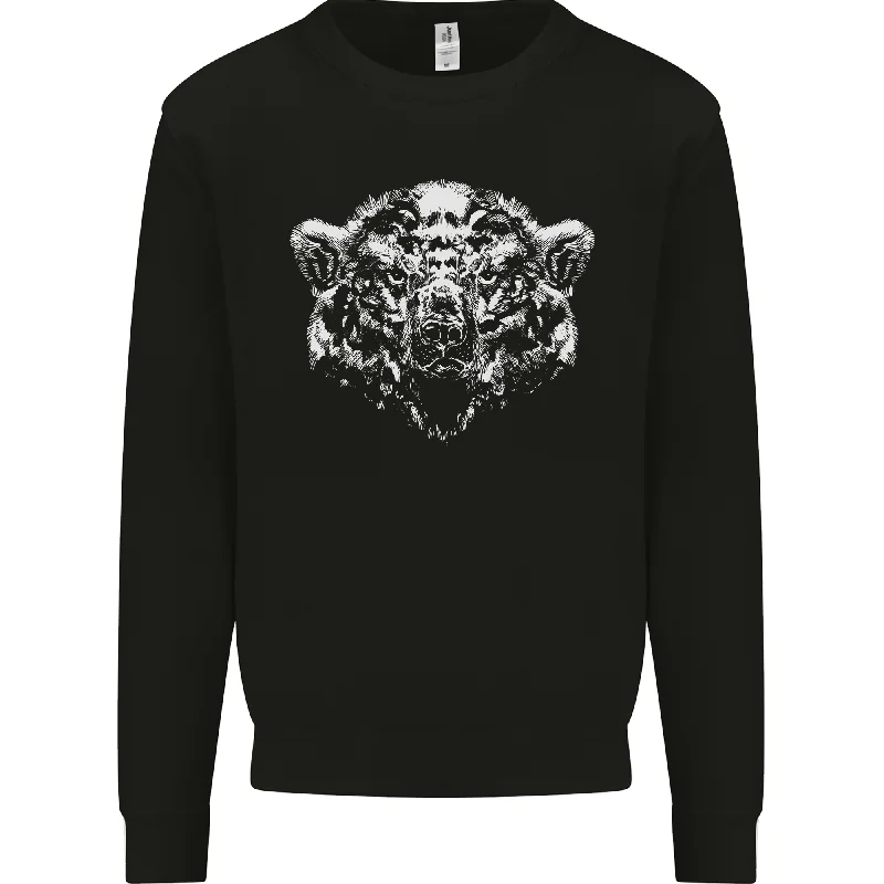 Deal Dash breathable workout hoodieA Grizzly Polar Bear Mens Sweatshirt Jumper