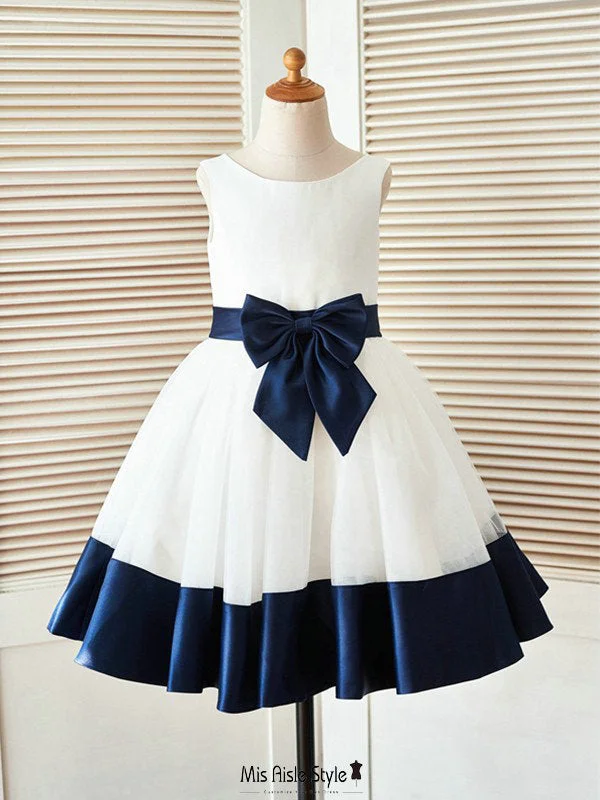 Online Only velvet dressNavy Blue Girls Birthday Party Dress