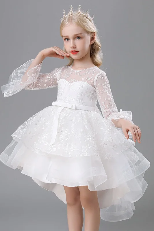 Bonus Savings long-sleeve floral dressA-Line Scoop Neck Long Sleeve High-Low Tulle Flower Girl Dresses 732392319918 Bonus Savings long-sleeve floral dressA-Line Scoop Neck Long Sleeve High-Low Tulle Flower Girl Dresses 732392319918