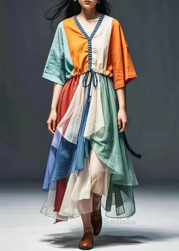 Online Only shift dressCasual Colorblock Cinched Patchwork Cotton Vacation Dresses Summer Online Only shift dressCasual Colorblock Cinched Patchwork Cotton Vacation Dresses Summer