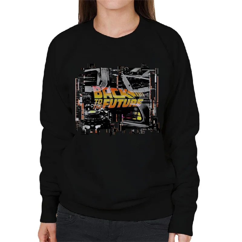 Price Smash high-performance athletic hoodieBack to the Future Delorean Montage Women's Sweatshirt Price Smash high-performance athletic hoodieBack to the Future Delorean Montage Women's Sweatshirt