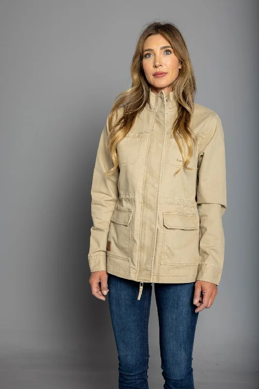 premium puffer coatKimes Ranch Womens Riggin Utility Khaki Cotton Blend Cotton Jacket