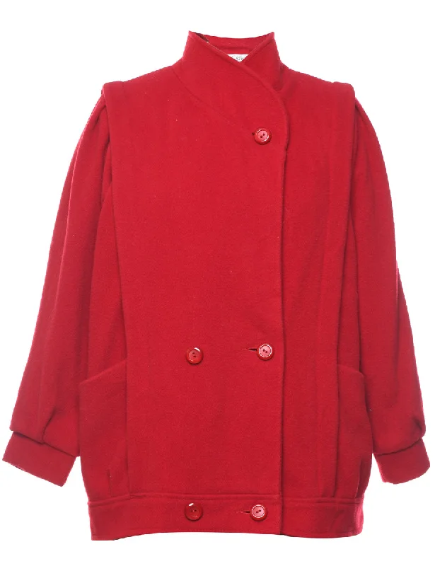 Anniversary Sale high-fashion coatDouble Breasted Wool Coat - XL