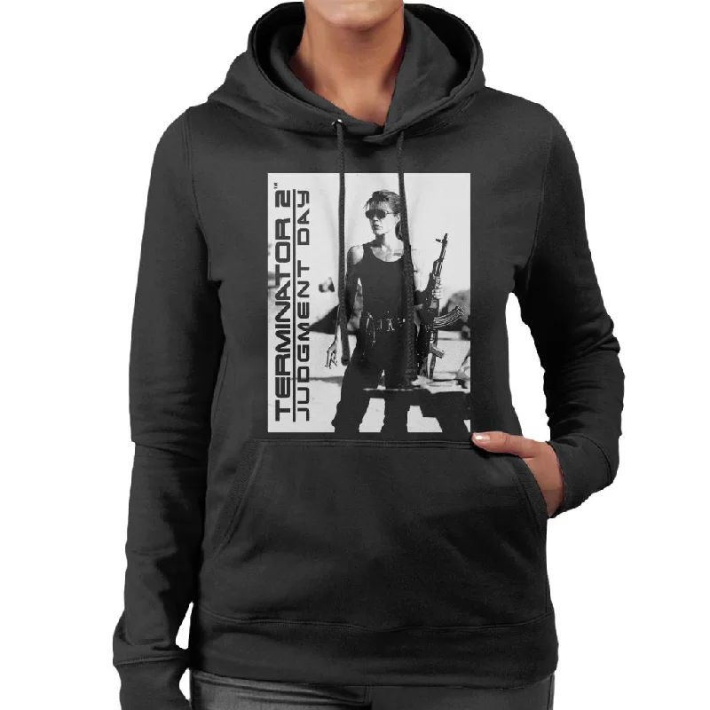 casual pullover hoodieTerminator 2 Judgement Day Sarah Connor Women's Hooded Sweatshirt