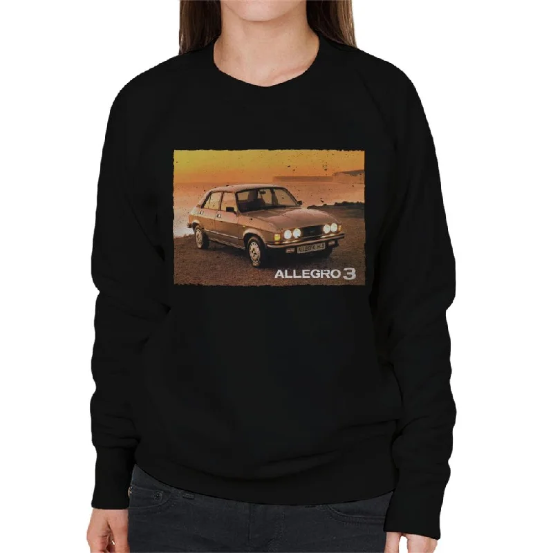 trendy gym wear hoodieAustin Allegro 3 British Motor Heritage Women's Sweatshirt