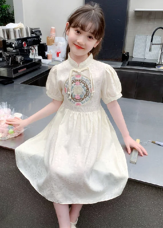 Special Buy floral wrap dressStylish Apricot Embroideried Patchwork Button Girls Long Dress Summer Special Buy floral wrap dressStylish Apricot Embroideried Patchwork Button Girls Long Dress Summer